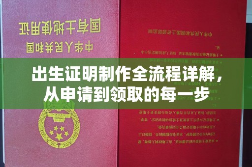 宁波出生证明制作全流程详解，从申请到领取的每一步