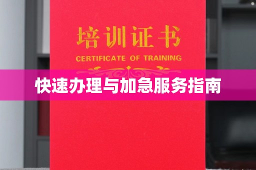 永康快速办理与加急服务指南